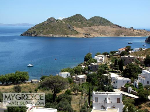 Hotel Golden Sun view of Grikos Bay on Patmos