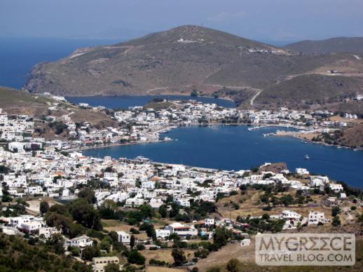 Skala the port and main town on Patmos
