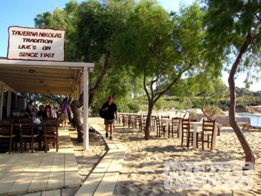 Nicholas taverna at Agia Anna beach