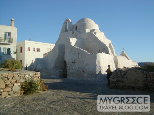 Paraportiani Church in Mykonos Town