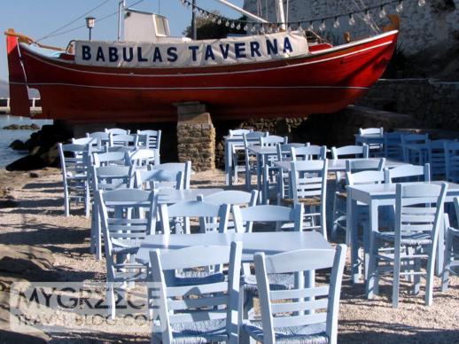 Babulas Taverna in Mykonos Town