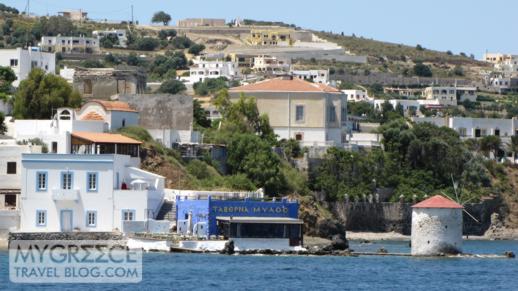 Taverna Milos at Agia Marina port on Leros