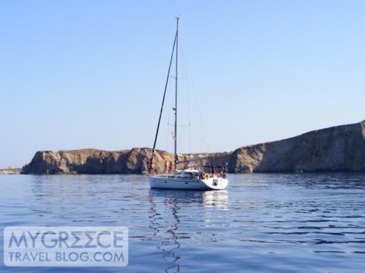 sailing at Milos