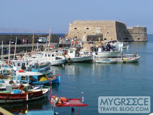 Venetian Fortress at Iraklion harbour