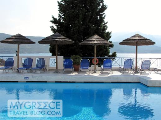 Andromeda Hotel Samos seaview swimming pool 