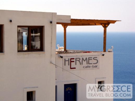 Hotel Hermes seaview cafe and bar deck