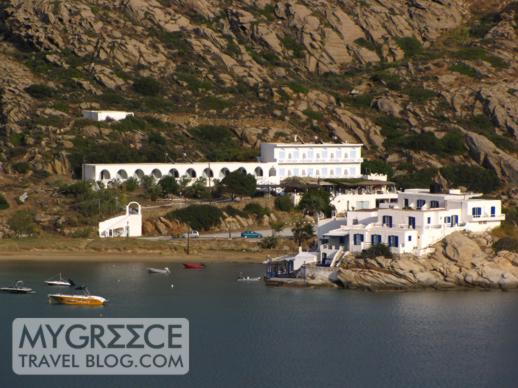 Hotel Hermes view of Drakos Fish Taverna