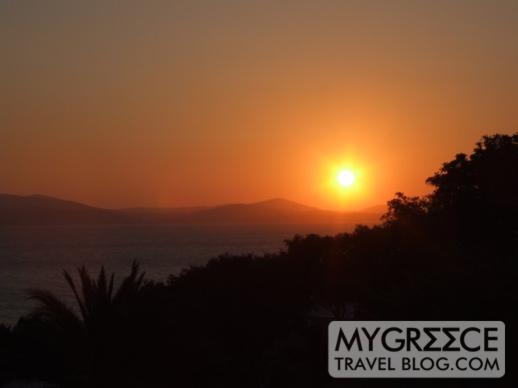 Hotel Kavos Naxos sunset view