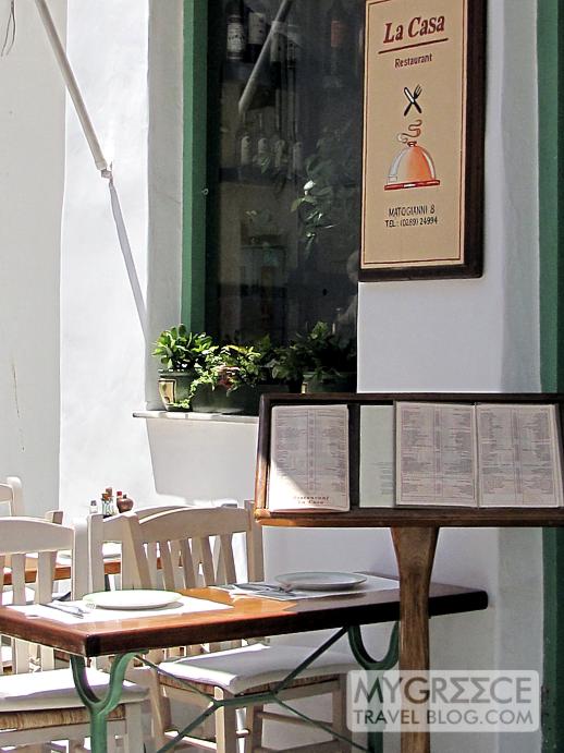 La Casa restaurant in Mykonos Town
