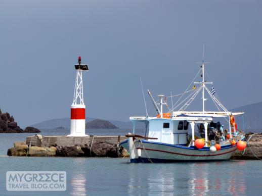 Skala harbour on Patmos