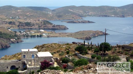 Aspri and Meloi bays on Patmos