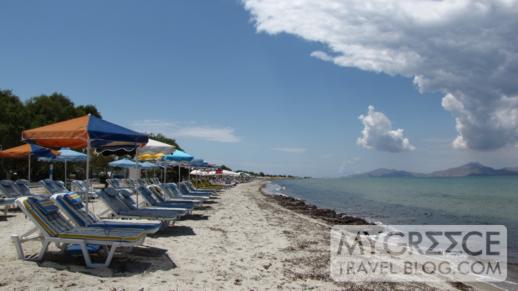 one of the sandy beaches near Tigaki