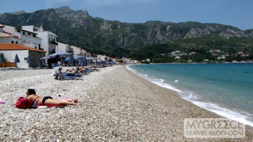 a beach at Kokkari