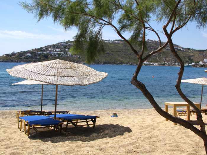 Agia Anna beach on Mykonos