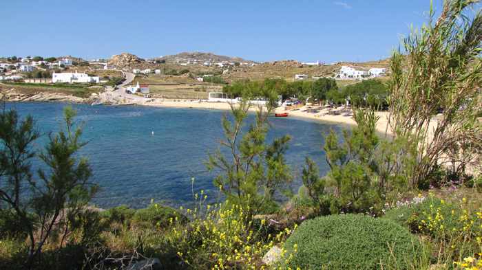 Agia Anna beach on Mykonos