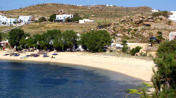 Agia Anna beach on Mykonos