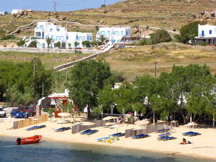 Agia Anna beach on Mykonos