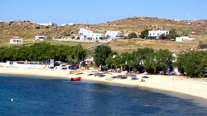 Agia Anna beach on Mykonos