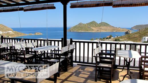 Hotel Golden Sun Patmos breakfast terrace