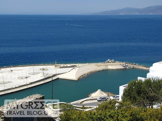 Mykonos Town waterfront marina 