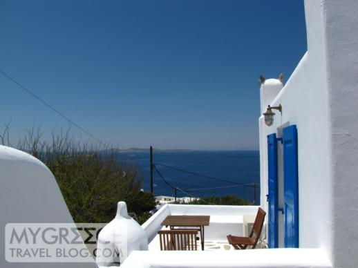 Room 19 terrace at Hotel Tagoo Mykonos