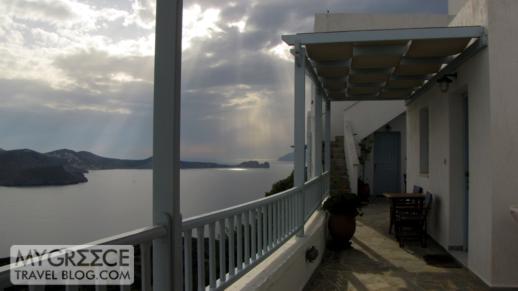 view from Halara Studios Milos