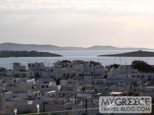 Rohari Hotel view of Mykonos Town