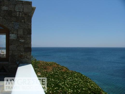 Petasos Beach Resort pool deck view