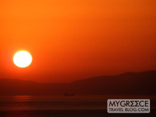 Hotel Tagoo Mykonos sunset view