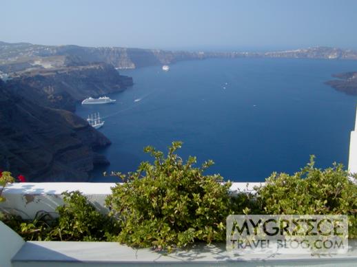 Phenix apartments and cliff houses on Santorini