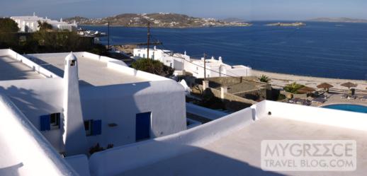 Hotel Tagoo Mykonos swimming pool view