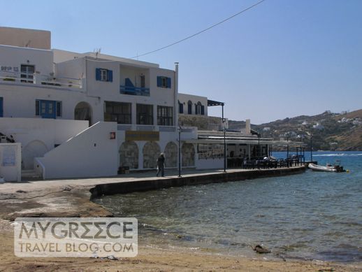 Drakos Taverna at Mylopotas beach on Ios