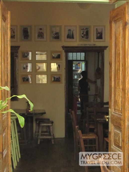 Interior of Maerion (To Ma'ereio) taverna in Mykonos 