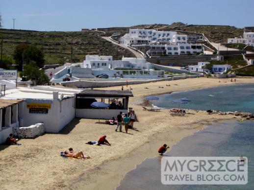 Joanna's Niko's Place at Megali Ammos beach Mykonos
