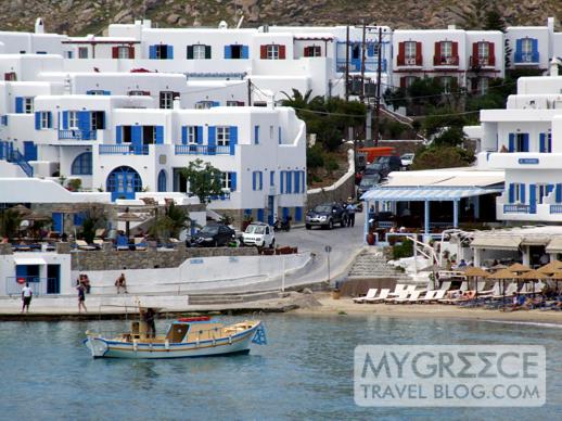 Platis Gialos beach Mykonos