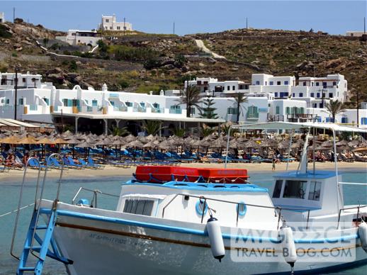 Platis Gialos beach Mykonos