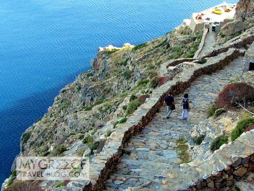 Chozoviotissa Monastery pathway