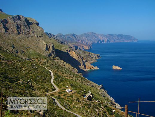 east coast of Amorgos island