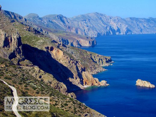 east coast of Amorgos island