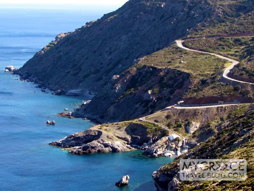 Amorgos coastline near Agia Anna beach