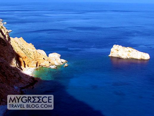 east coast of Amorgos island