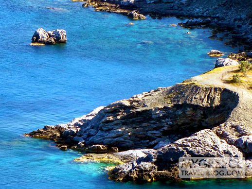 Agia Anna beach area on Amorgos
