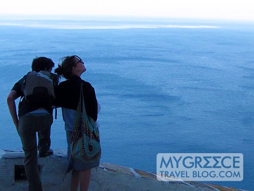 tourists on Amorgos