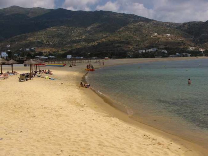 Mylopotas beach on Ios island