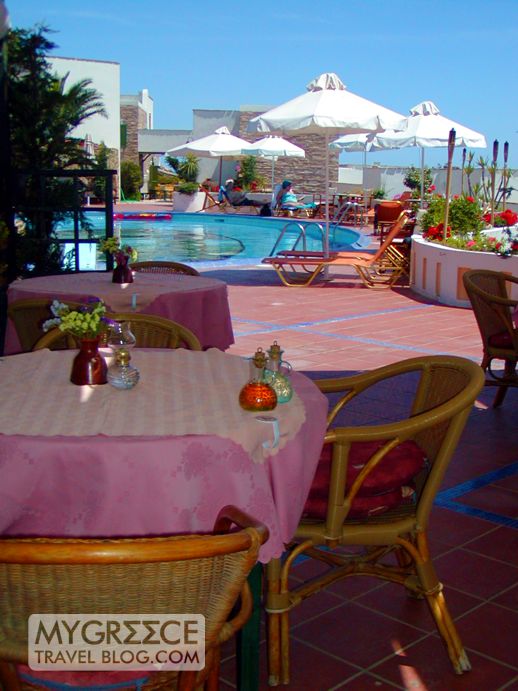 Naxos Beach II Hotel swimming pool terrace