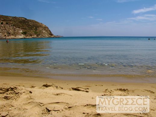 Kolitsani beach on Ios