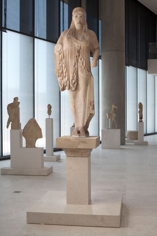 Antenore Kore statue in the Acropolis Museum in Athens