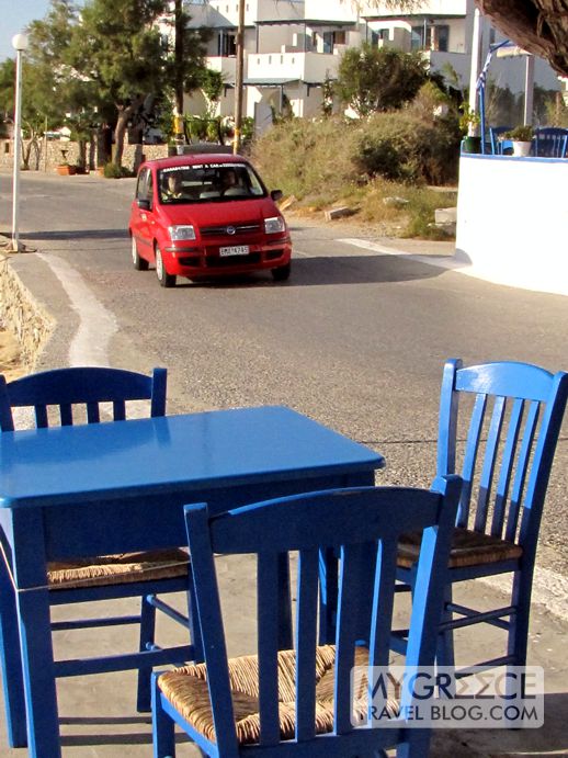 Fotis Taverna at Agios Prokopios beach Naxos