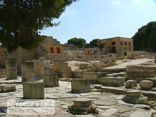 Palace of Knossos on Crete 