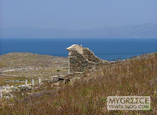 Temple of Isis on Delos island 